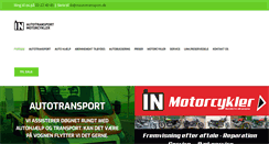 Desktop Screenshot of inautotransport.dk