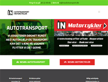 Tablet Screenshot of inautotransport.dk